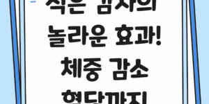 식은감자의효능